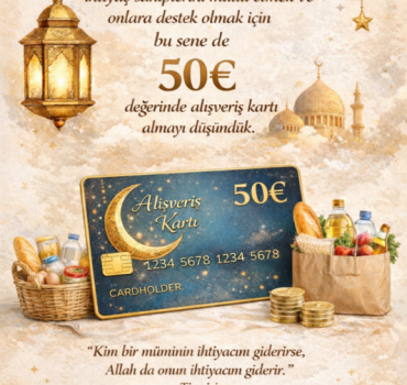 RAMAZAN YARDIMI / COLIS RAMADAN