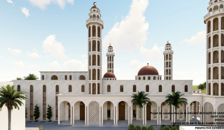 GRANDE MOSQUEE DE SANAR SAINT-LOUIS SENEGAL