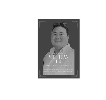 Mémoire Tuan-Vincent DO / Phúng điếu Tuấn Vincent