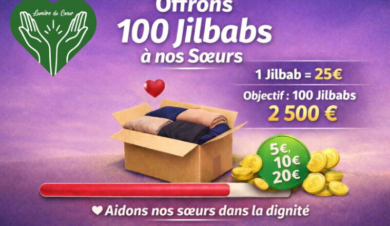 Offrons 100 Jilbab à nos soeur de Gaza