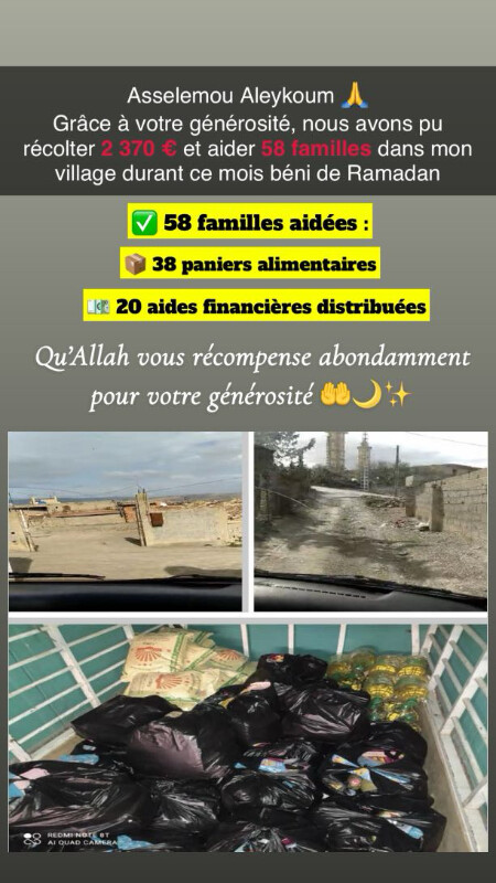 Image justificative de la cagnotte