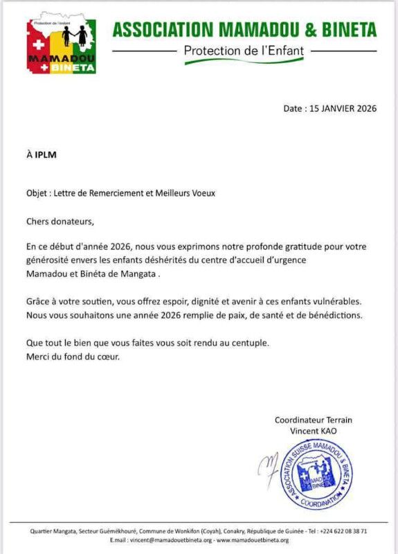 Image justificative de la cagnotte