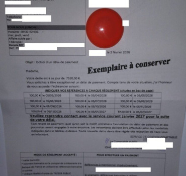 Aidons une maman endettée