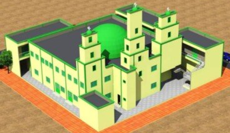 Construction d'une mosquée à Banankoro (Mali)