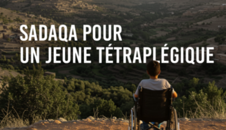 Un fauteuil roulant pour Al-Mahdi