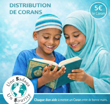 OFFRE UN CORAN 5€ Sadaqa Jariya
