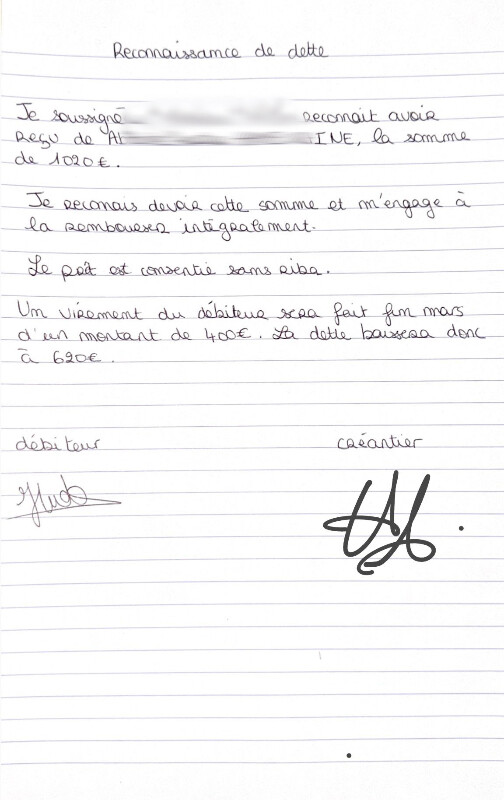 Image justificative de la cagnotte
