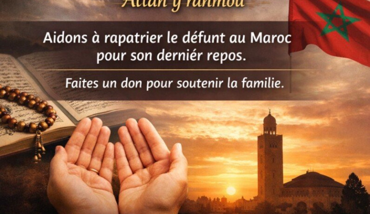 Soutien pour le rapatriement du papa de Ahmed E