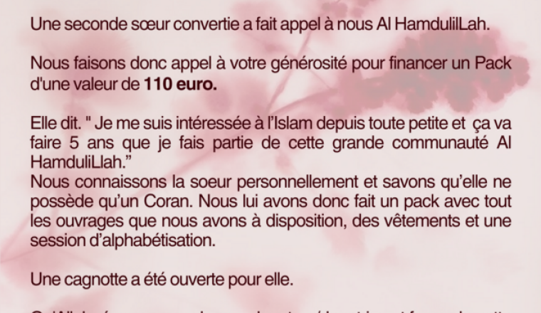 cagnotte pour soeur convertie 10