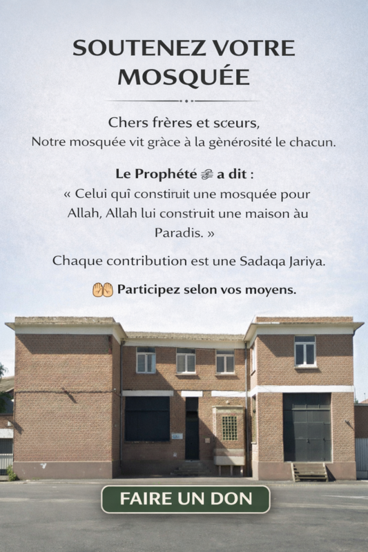 MOSQUÉE AUBY - TRAVAUX OBLIGATOIRE