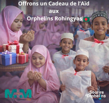 Offrons 1 cadeau de l’Aïd aux Orphelins Rohingyas