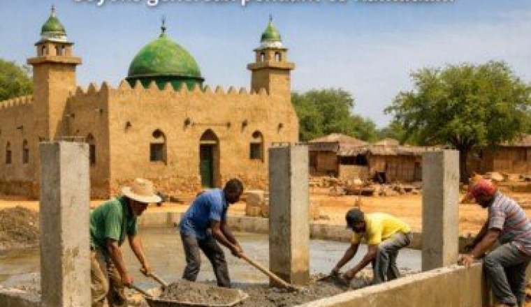 Finalisation clôture de la mosquée
