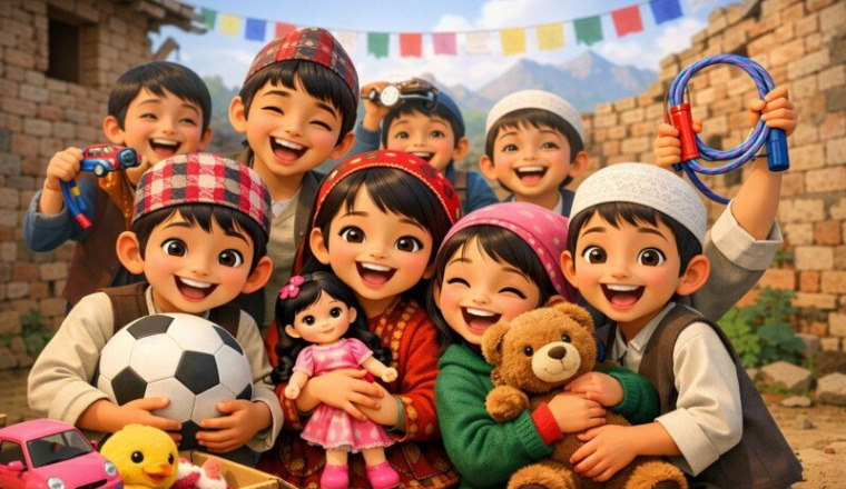 Un fabuleux 'Eid pour les orphelins ⚽🧸🪅❤️