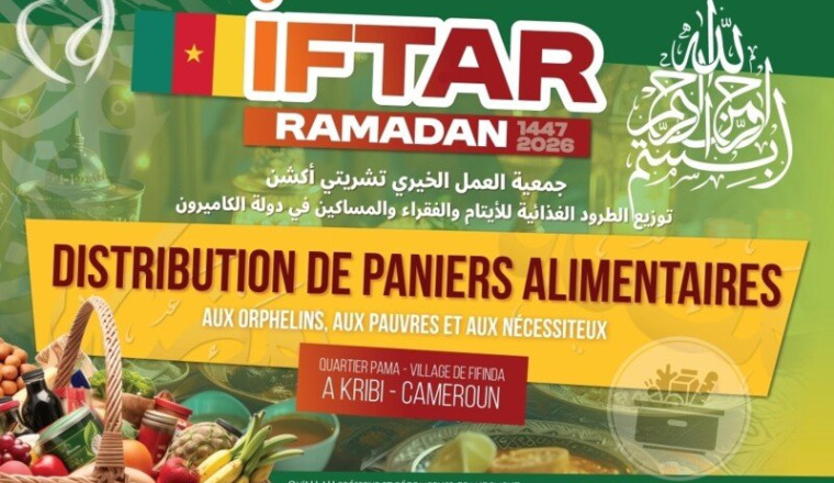 55 Paniers alimentaires pour des familles de PAMA