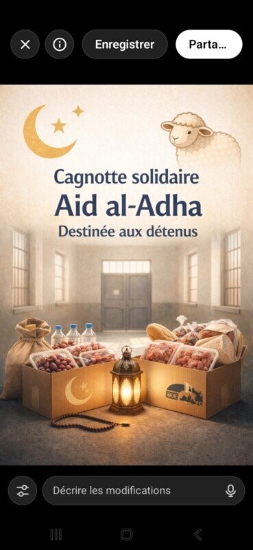 Cagnotte solidaire Aïd al-Adha