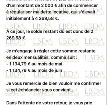 Une soeur risque d’expulsion logement