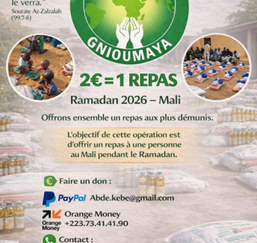 Colis alimentaire ramadan - Mali
