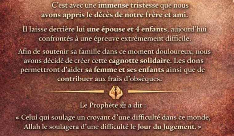 Pour la famille de Zazao
