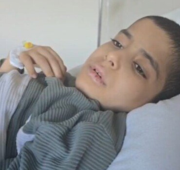 Enfant qui souffre du cancer du sang