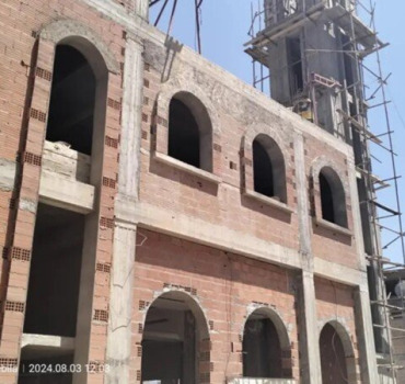 Construction d'une mosquée et d'un puit en Algérie