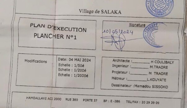 Construction d’une mosquée à Salaka (Mali)