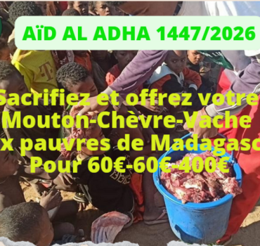 Offrir un mouton de l’Aïd aux pauvres à Madagascar