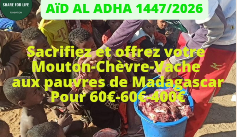 Offrir un mouton de l’Aïd aux pauvres à Madagascar