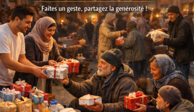 Un cadeau pour les plus démunis