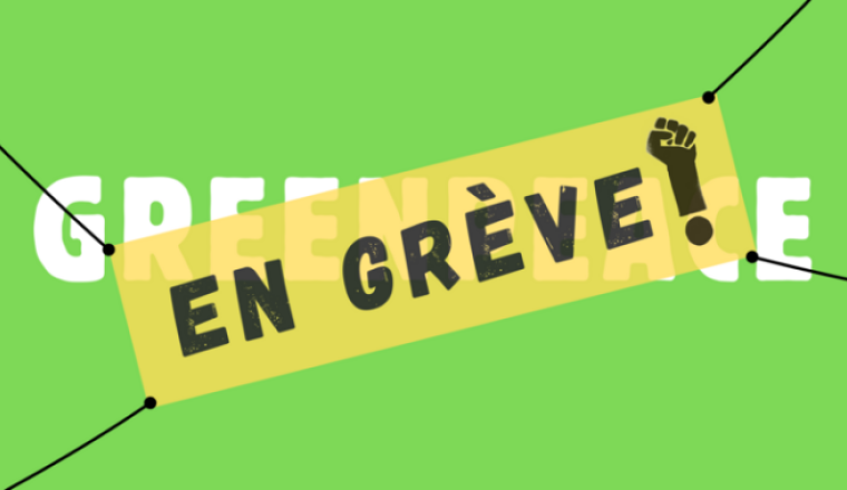 Greenpeace contre le plan de licenciement