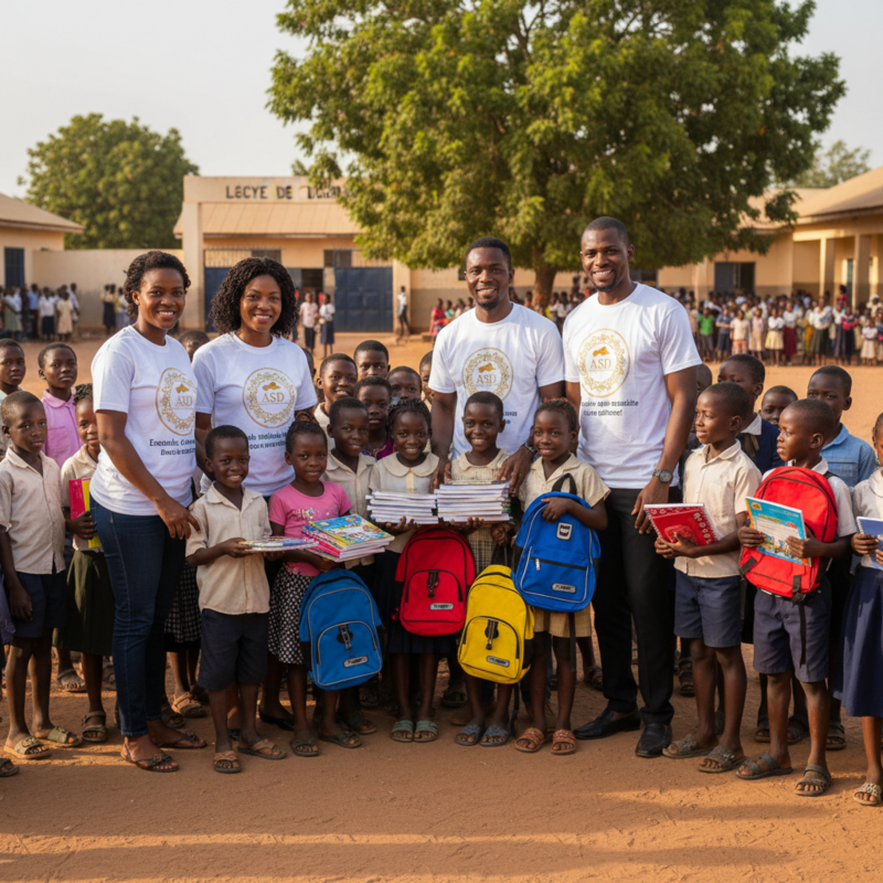 Offrons l’éducation à 100 enfants de Centrafrique