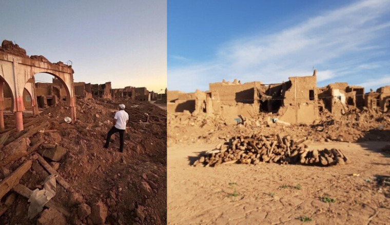 Reconstruire des habitations après les inondations au Maroc