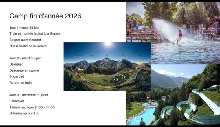 Camp de fin de scolarité