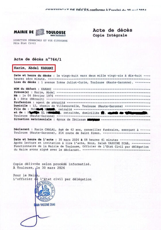 Image justificative de la cagnotte