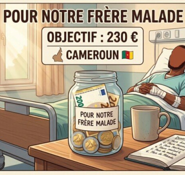 Notre frère accidenté au Cameroun 🇨🇲