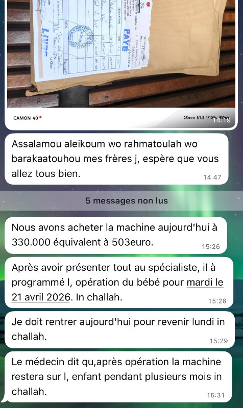 Image justificative de la cagnotte