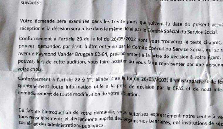 Mère éprouvée CPAS