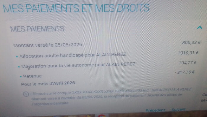 Image justificative de la cagnotte