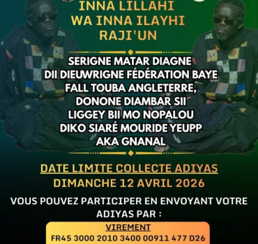 Rapatriement du corps de Serigne Macktar Diagne