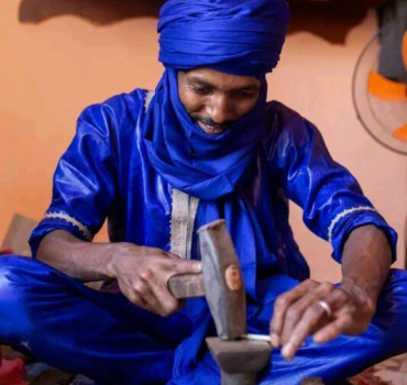 Lieu d’apprentissage dans le camp de M'Bera