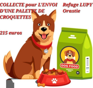Collecte pour l envoi d une palette de croquettes