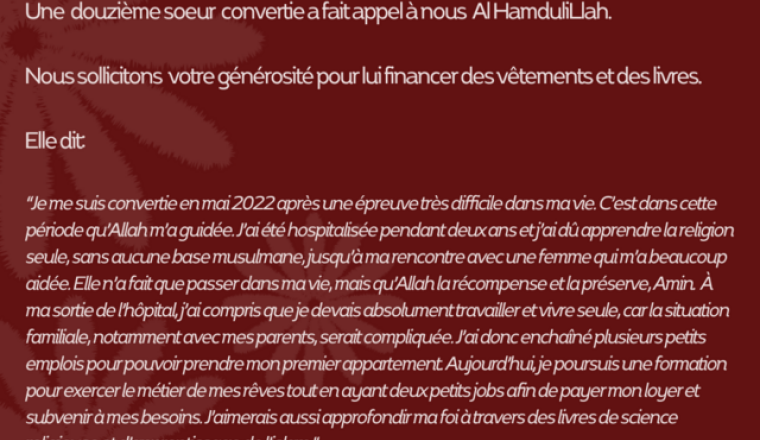 pour soeur convertie 12