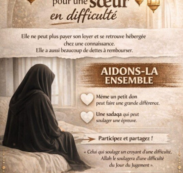 Soutien à une soeur en difficulté