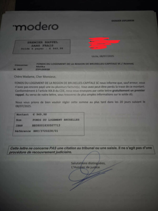 Image justificative de la cagnotte