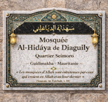 Mosquée Al-Hidâya Diaguily – Finitions