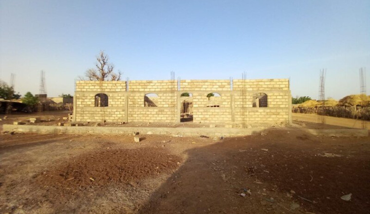 Construction d'une mosquée à Bambila (Mali)