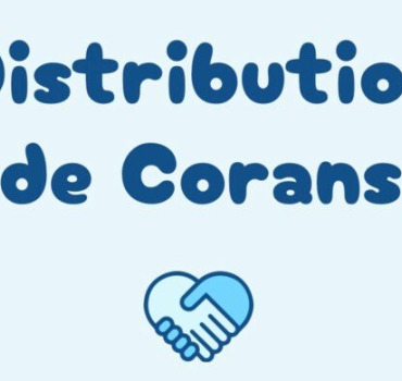 Distribution de Corans