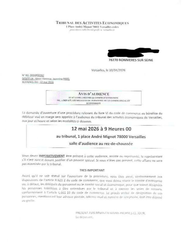 Image justificative de la cagnotte