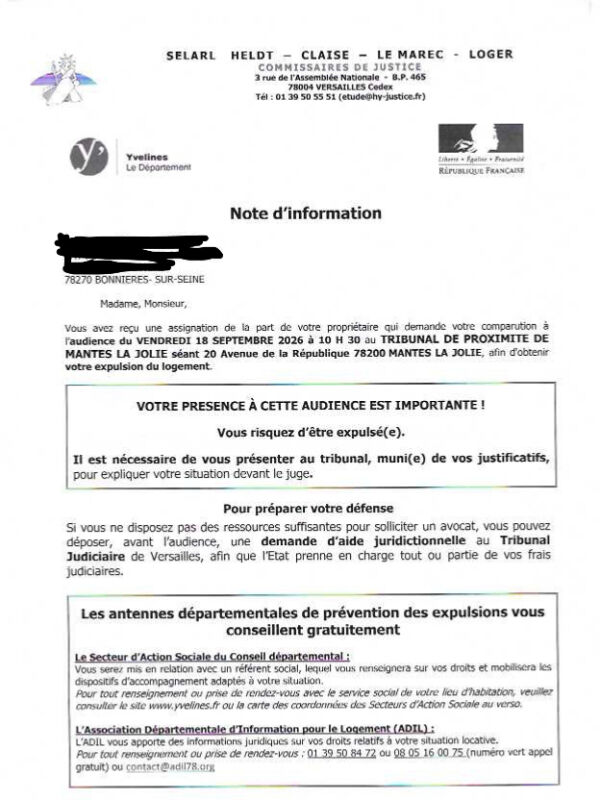 Image justificative de la cagnotte