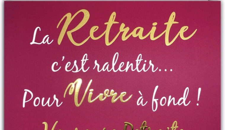 Une retraite bien méritée, pour profiter à fond !