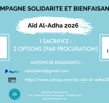 Campagne Aïd Al-Adha 2026